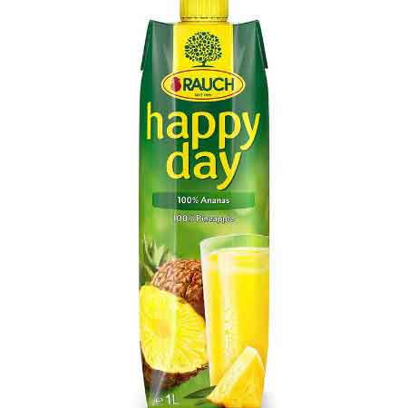 6er Pack Rauch Happy Day Ananas, 1L ab 7,51€ (statt 12€)   Prime Sparabo