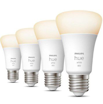 4x Philips Hue White E27 (9W) Warmweiß für 29,99€ (statt 45€)