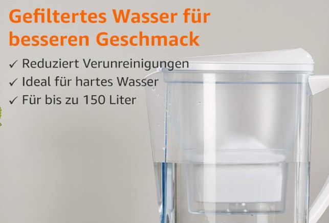 💧 3er Pack Amazon Basics Wasserfilterkartuschen ab 12€ (statt 16€)