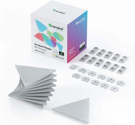 Nanoleaf Shapes Mini Triangle Erweiterungspack mit 10 Panels für 65,99€ (statt 86€)