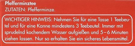 Jeden Tag Kräutertee Pfefferminze mit 25 Beuteln für 0,65€ (statt 1€)   Prime