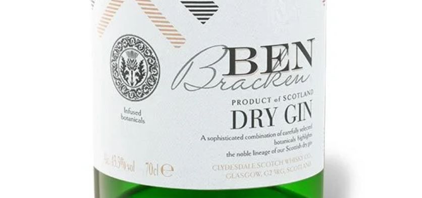 3 Flaschen Ben Bracken Scottish Dry Gin, 0,7L, 43,3% Vol. für 34,93