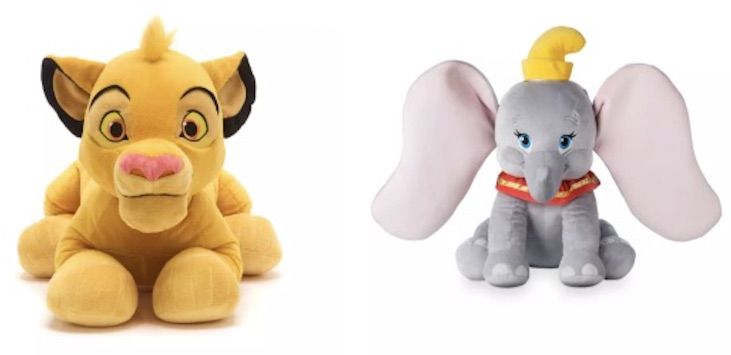 XXL Disney Kuscheltiere (40   70cm) ab 30€   z.B. Mickey Mouse, Simba & Dumbo