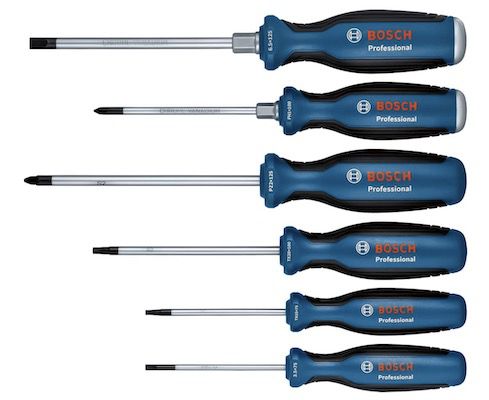 Bosch Professional Schraubendreher Set 6 teilig im Karton für 21,54€ (statt 33€)