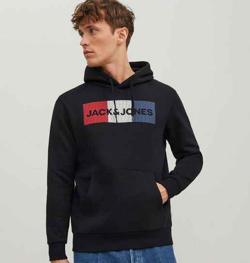 Doppelpack: Jack & Jones Herren Logo Hoody für 41,95€ (statt 52€)