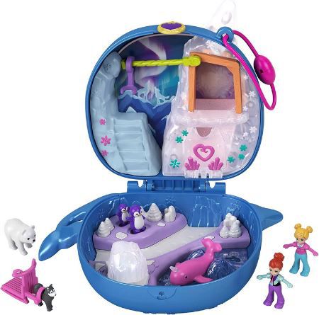 Polly Pocket GKJ52   Narwal Eisspaß Schatulle für 6,94€ (statt 16€)   Prime