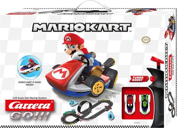 Carrera Go!!! Mario Kart   P Wing Autorennbahn für 41,28€ (statt 61€)