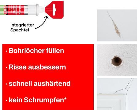 fischer Reparatur Spachtel klassisch für 4,69€ (statt 10€)