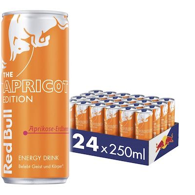 🍑 24 x Red Bull Energy Drink Apricot Edition ab 19,57€ (statt 24€) – Nur 0,82€ pro Dose!