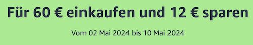 🪒 Amazon: Drogerie  & Pflegeartikel für 60€ einkaufen und 12€ Rabatt sichern