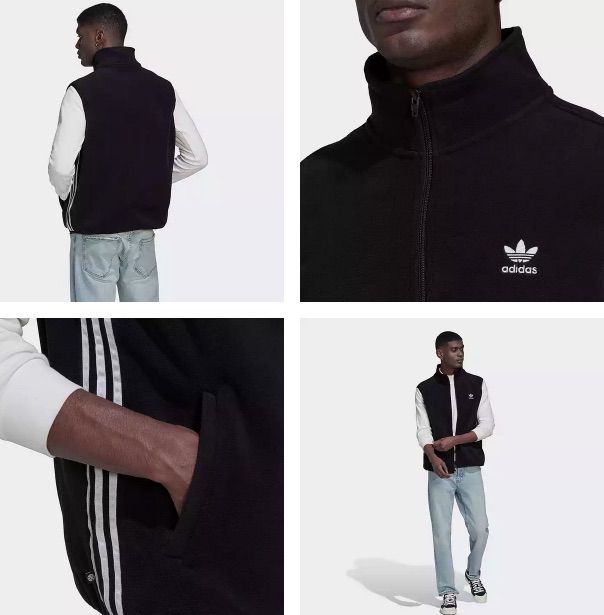 adidas Adicolor Fleece Weste für 27,99€ (statt 38€)   L & XL