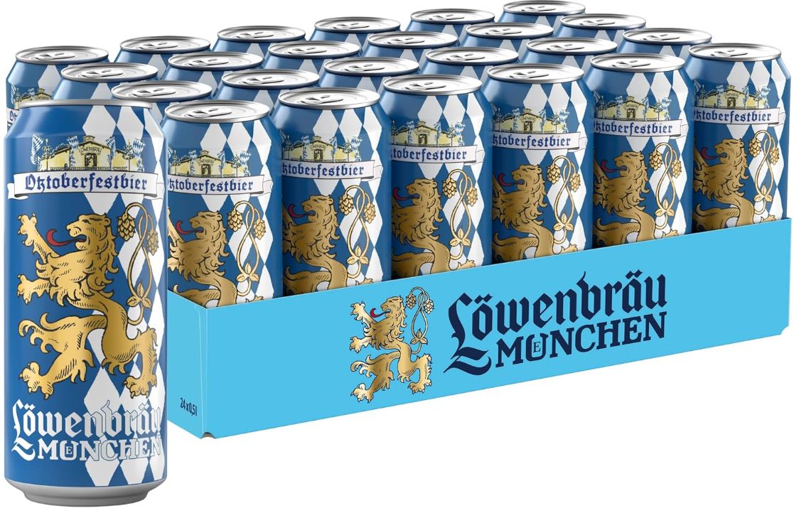 Löwenbräu Oktoberfestbier Bierpaket (24 x 0.5 l) ab 18,99€ (statt 26€)