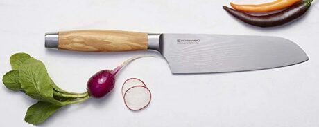 Le Creuset Santoku Messer mit Holzgriff für 107,46€ (statt 150€)