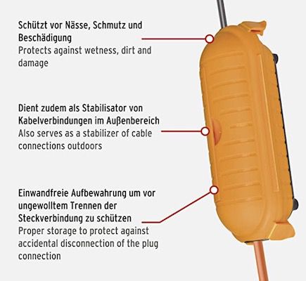 Brennenstuhl IP44 Schutzbox für Verlängerungskabel für 2,75€ (statt 7€)