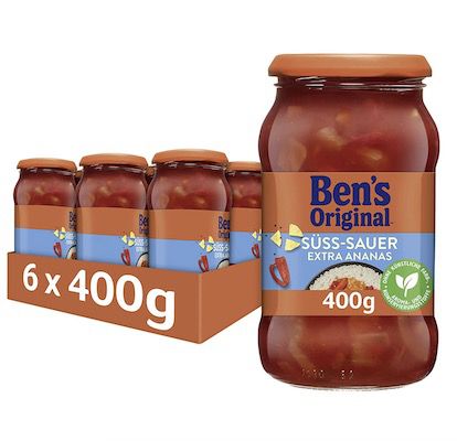 6x Ben’s Original Sauce Süß-Sauer und extra Ananas ab 12,77€ (statt 21€)