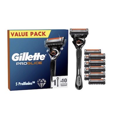 🪒 Gillette ProGlide Nassrasierer + 10 Rasierklingen ab 28,21€ (statt 36€)