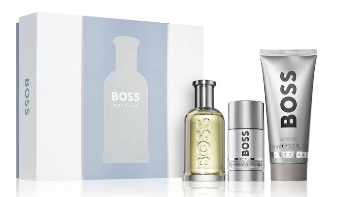 Hugo Boss Boss Bottled Set (EdT, Duschgel, Deo) für 49,64€ (statt 64€)