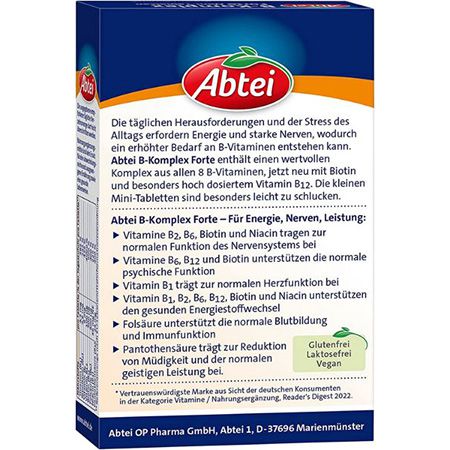 50er Pack Abtei Vitamin B Komplex Forte ab 2€ (statt 3€)