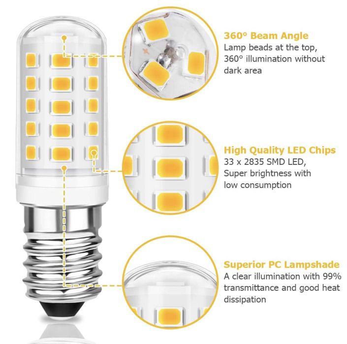 5x E14 Lampen mit 5W (warmweiß & nicht dimmbar) für 6,79€   Prime