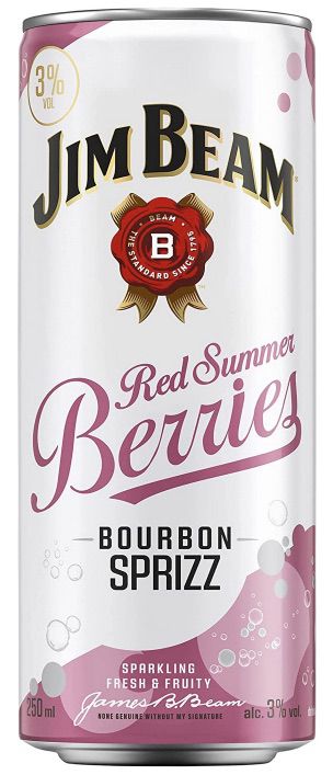 12x Jim Beam Bourbon Sprizz Red Summer Berries für 19€ (statt 33€)