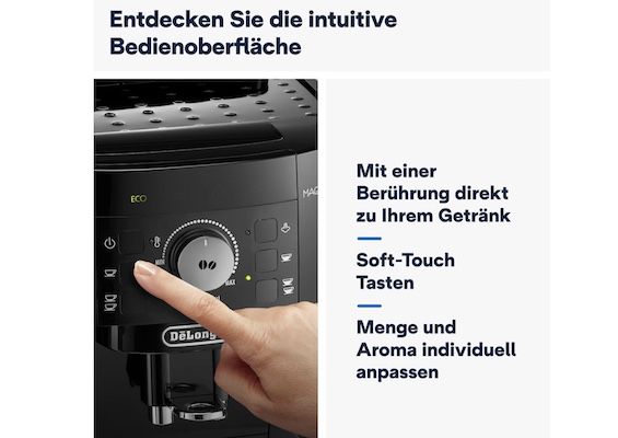 ☕ DeLonghi Magnifica S Kaf­fee­voll­au­to­mat für 249,99€ (statt 287€)