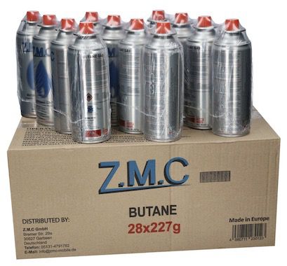 28 x Z.M.C Butan Gas Kartusche je 227g für 24,90€ (statt 34€)