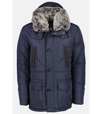 LERROS Herren Parka in Blau für 55,94€ (statt 175€)   nur M