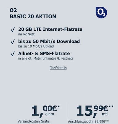 TOP! 🕹️ Nintendo Switch OLED für 1€ + o2 Allnet Flat 20GB LTE für 15,99€ mtl.