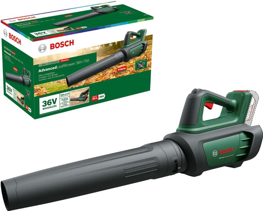 Bosch 36V 750 AdvancedLeafBlower Akku Laubbläser ohne Akku für 87,99€ (statt 100€)