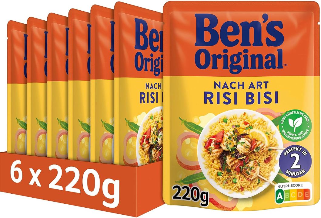 Bens Original Express Reis Risi Bisi (6x 220g) ab 7€ (statt 14€)