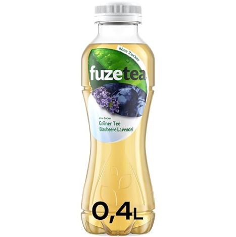 12x Pack Fuze Tea Grüner Tee Blaubeere Lavendel ab 8,99€ (statt 14€)   0,75€ pro Flasche