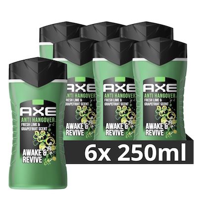 6x AXE 3-in-1 Duschgel & Shampoo Anti-Hangover für 12,61€ (statt 15€)