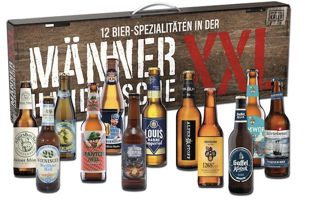 Kalea XXL Männerhandtasche   12 versch. Bierspezialitäten für 26,99€ (statt 33€)