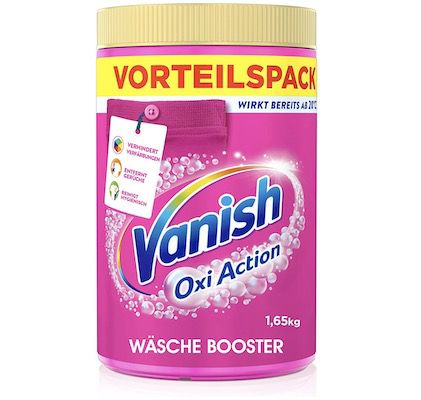 1,65kg Vanish Oxi Action Pulver Pink Fleckenentferner ab 7,83€ (statt 15€)