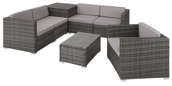 TecTake Garten Sale bis  68% + 10% Extra   z.B. Lounge Set 728,99€ (statt 844€)