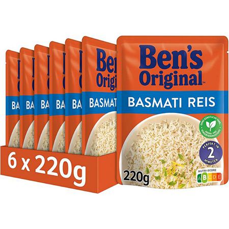 🍚 6x Ben’s Original Express Basmatireis ab 7,99€ (statt 14€)