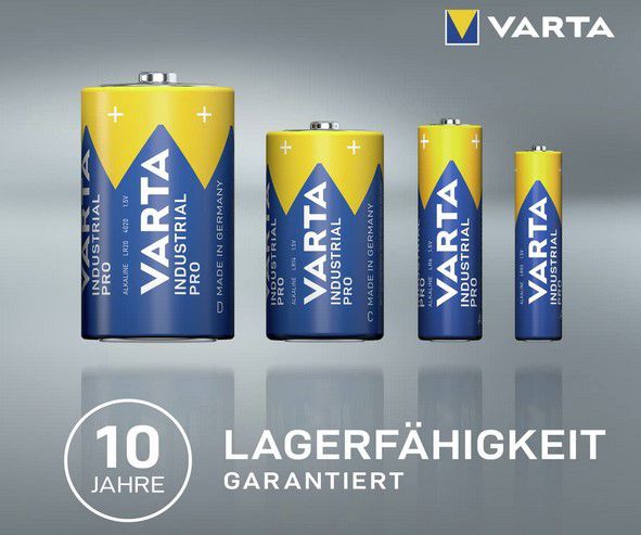 20 x VARTA Industrial Pro Batterien Mono für 13,60€ (statt 35€)