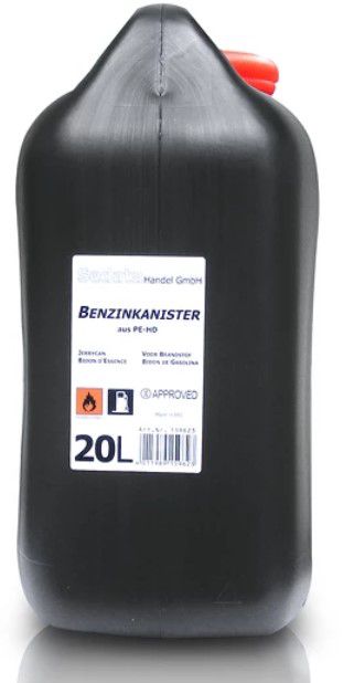 2x SEDATA Benzinkanister je 20L + Ausgiesser für 19,99€ (statt 27€)