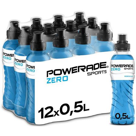 12x Powerade Sports Mountain Blast Zero 0,5L für 10,79€ (statt 15€)