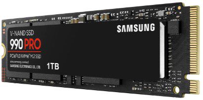 Samsung 990 PRO M.2 NVMe 1TB SSD für 89,90€ (statt 109€)