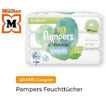 Wieder da! Couponplatz: 2x Pampers Feuchttücher kaufen und 1x gratis dazu