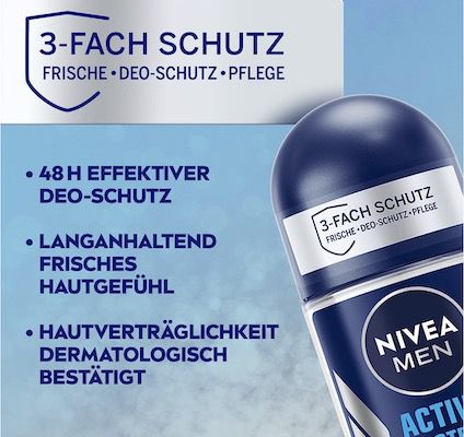 NIVEA MEN Cool Kick Fresh Deo Roll On ab 1,48€ (statt 2,45€)