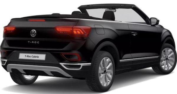 VW T Roc Cabriolet 1.5 TSI mit 150 PS für 299€ mtl.   LF 0.57