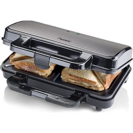 Bestron XL Sandwichmaker, 900 Watt für 18,99€ (statt 27€)