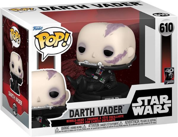 Funko POP! Star Wars: RotJ 40th Vader Unmaskiert für 9,99€ (statt 16€)