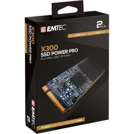 Emtec X300 Power Pro M2 SSD mit 2 TB, PCIe 3.0 für 79,89€ (statt 96€)