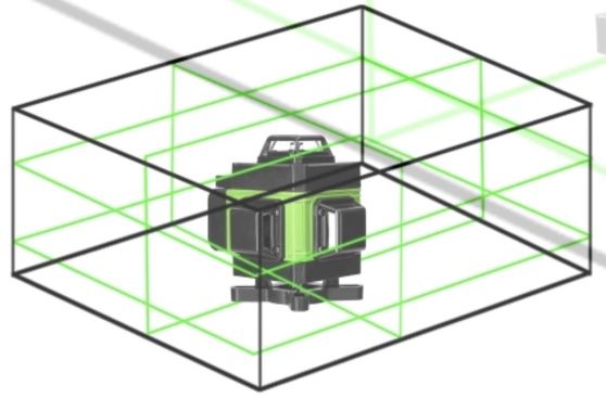 16 Linien Kreuzlienien Laser mit Nivellierplatte für 43,25€ (statt 60€)