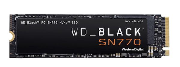 Western Digital SN770 Black 2TB NVMe SSD für 99,90€ (statt 117€)