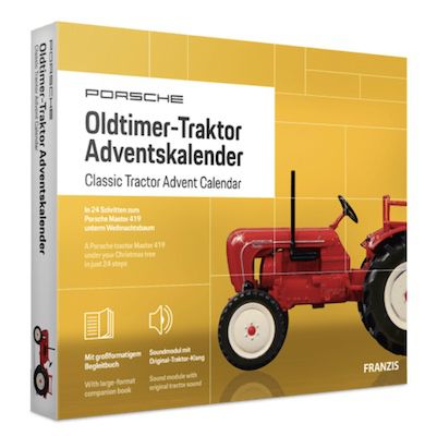 Porsche Oldtimer Traktor Adventskalender (Bausatz Metall Karosserie) für 17,95€ (statt 47€)