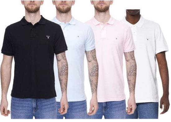 👕 Gant Piqué Poloshirt mit Logo Stickerei ab 39,99€ (statt 62€)